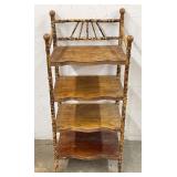 19th Century Bamboo 4 Tier Shelf