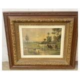 2 FT x 2.5 FT Vintage Ornate Frame Print
