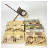 Antique Stereoscope and Slide Cards