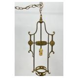 Vintage Brass Hanging Light