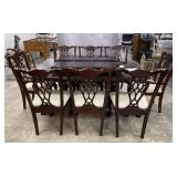 Chippendale Style Dining Table and Chairs
