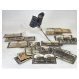 Antique Stereoscope and Slide Cards