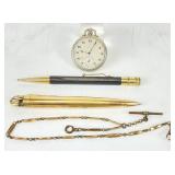 Antique Albert Chain, Ronson Penciliter, & More
