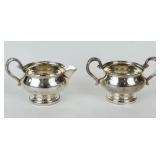 Fisher Weighted Sterling Creamer & Sugar