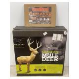 NIB Rinehart Signature Mule Deer Target w/ Stand