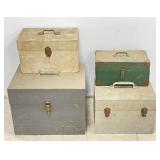 Selection of Vintage Wooden Cases