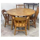 Wooden Table and Chairs