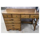 Four Drawer Wooden Desk