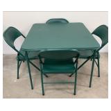 Meco Foldable Card Table and Chairs