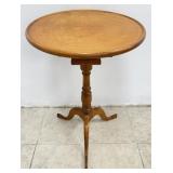 Wooden Tilt Top Side Table