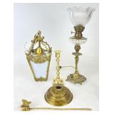 Vintage Brass Lamp, Lantern & More