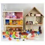 Vintage Dollhouses and Furniture