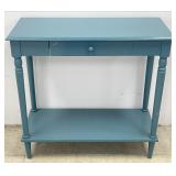 Country Hall Table w/ Drawer & Shelf