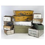 Vintage Wooden Crates, Drawers & More