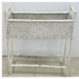Vintage Wicker Style Plant Stand