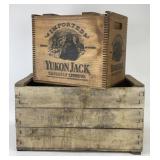 Yukon Jack & Other Vintage Wooden Crates