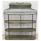 Vintage Birdcage Shelving Unit
