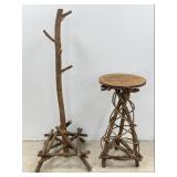 "Around the Bend" Artisan Made Coat Rack & Table