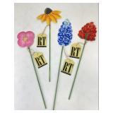 Round Top Collection Metal Flower Picks
