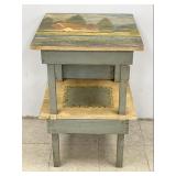 Robin Humphrey Original Painted Display Stand