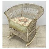 Antique Wicker Rocking Chair