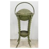 Antique Heywood Bros & Wakefield Sewing Basket