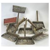Repurposed License Plates Wall Decor