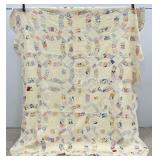 Antique Double Wedding Ring Quilt