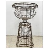 French Inspired Wire Urn Planter