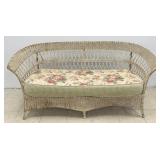 Antique Wicker Settee