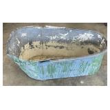 Antique French Zinc Bath Tub
