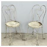 Vintage Ice Cream Parlor Chairs
