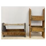 Primitive Inspired Shelf & Caddy
