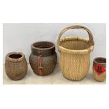 Antique & Vintage Woven Asian Baskets