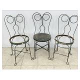 Vintage Wrought Iron Parlor Chairs