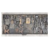 Vintage Haddon & Co Wood Type Case & Blocks