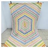 Vintage Hexagon Quilt Top