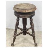 Claw & Ball Foot Piano Stool