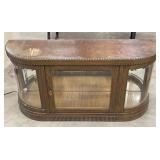 Vintage Curio Console Cabinet