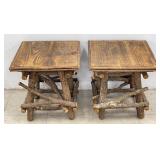 "Around the Bend" Artisan Made Stools