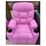 Hot Pink Leather Style Child