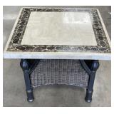 Cast Aluminum, Resin Wicker & Composite Table