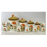 Vintage Sears Merry Mushroom Canisters & Mugs