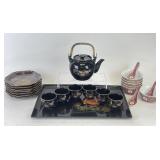 Otagiri Peacock Tea Set & More