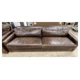 Restoration Hardware Leather Sofa - Maxwell