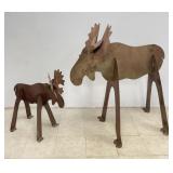 Rustic Metal Moose