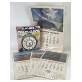 Vintage NOS Railroad Calendars & More