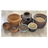 Terra Cotta Plant Pots & Strawberry Pot