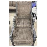 Cast Aluminum & Resin Wicker Outdoor Chair & More