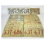 Vintage License Plates